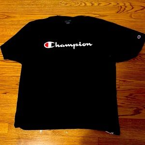 XXL black champion short sleeve shirt